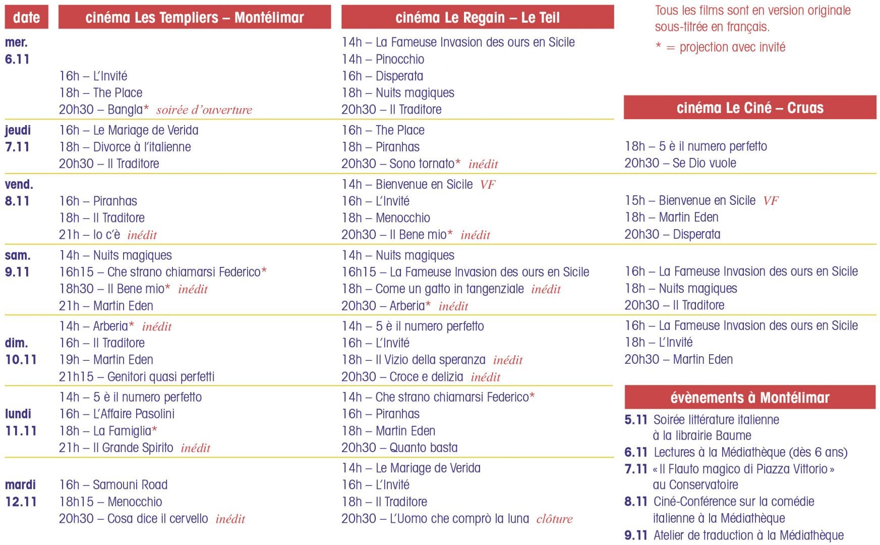 Programme