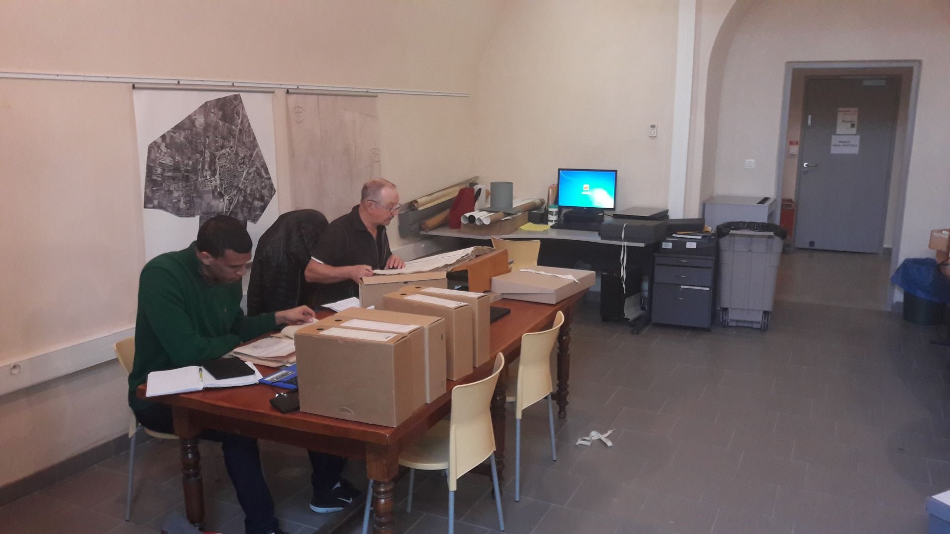 Salle de consultation des archives