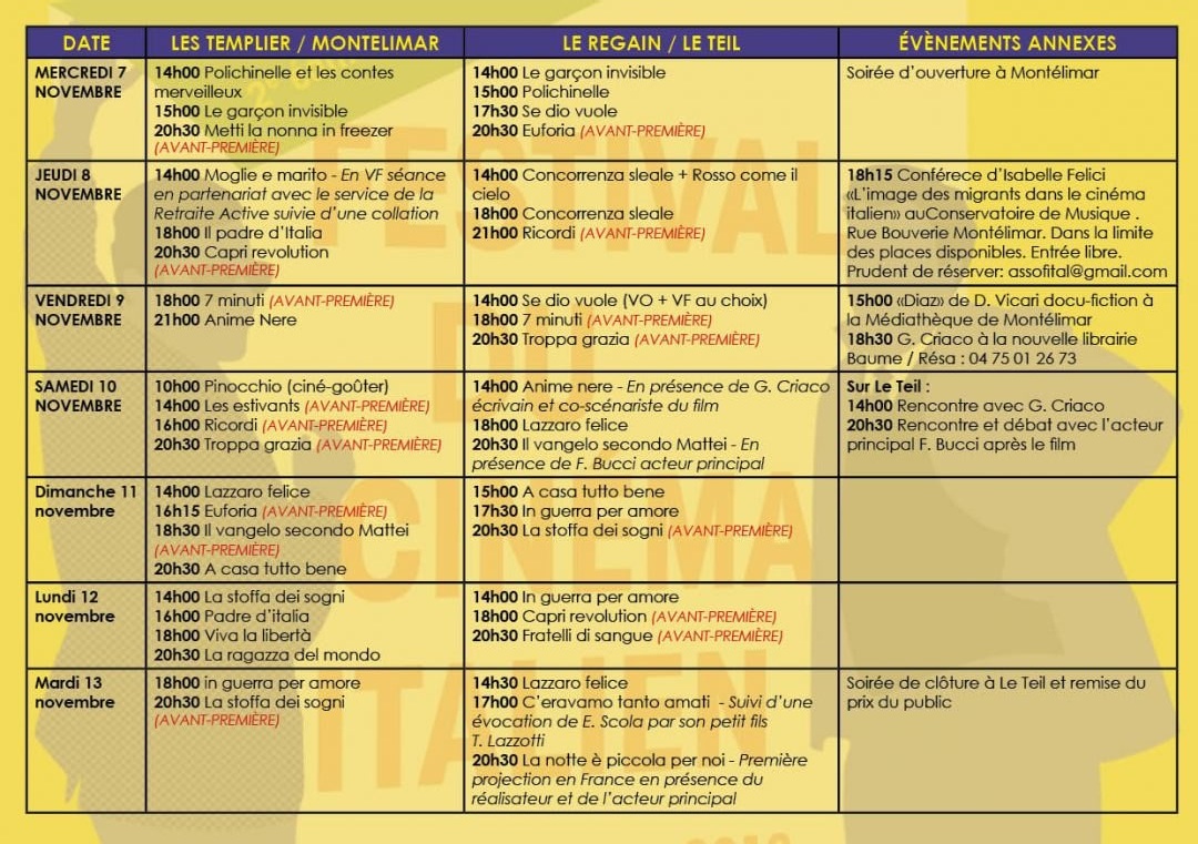 horaires